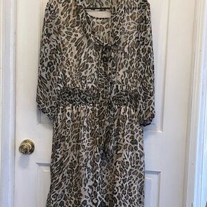 Leopard Print Women's Dress